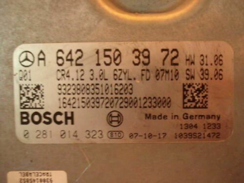 Centralita del motor Mercedes CLS A6421503972 0281014323