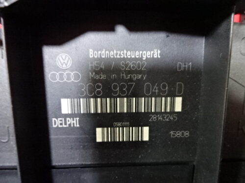 Red unidad de control  VW Passat Touran 30 Byte 3C8937049D DELPHI
