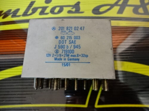 2018210247 60215003 Relé de intermitencia Mercedes W124 DOT SAE 2018210247 60215003