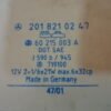 Relé de intermitencia Mercedes W124 DOT SAE 2018210247 60215003A