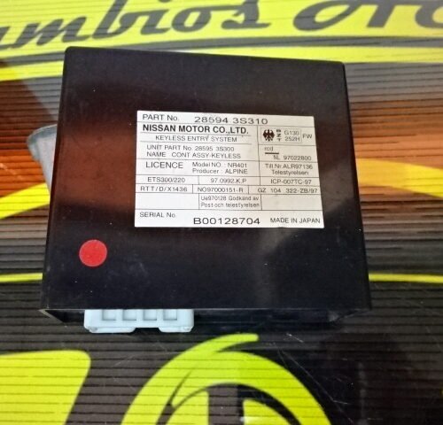 Controlador Nissan King Cab 285943S310 28594 3S310 285953S300 28595 3S300