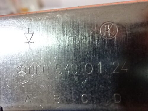 Relé MERCEDES-BENZ 0005400124  000 540 01 24