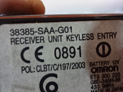 Unidad de control Honda 38385SAAG01 38385-SAA-G01