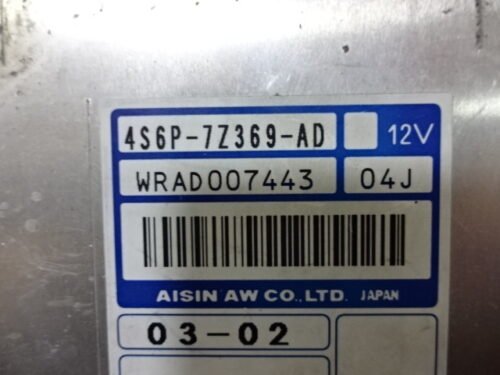 Transmisión controlador Ford Fiesta 4S6P7Z369AD 4S6P-7Z369-AD WRAD007443