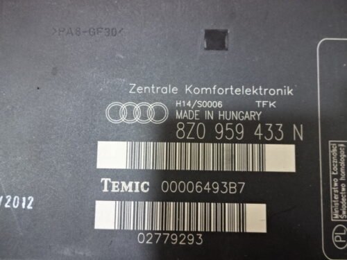 Controlador Confort Audi A2 8Z 8Z0959433N 8ZO959433N TEMIC 00006493B7