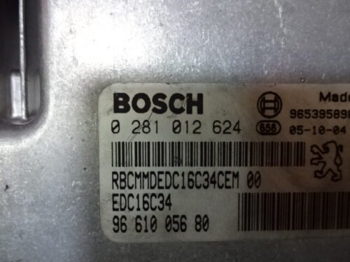 Centralita del motor CITROEN Peugeot 0281012624 9661005680