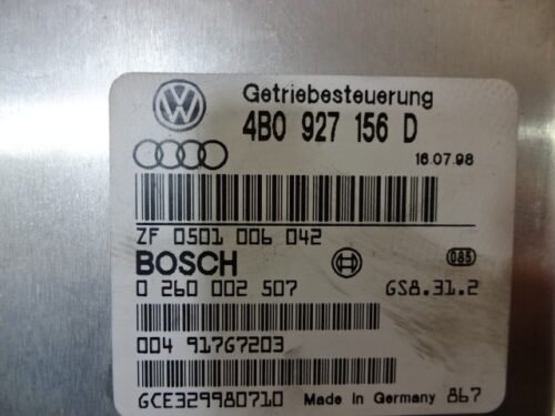 Transmisión controlador Audi A6 4B0927156D 0260002507 ZF0501006042 4BO927156D