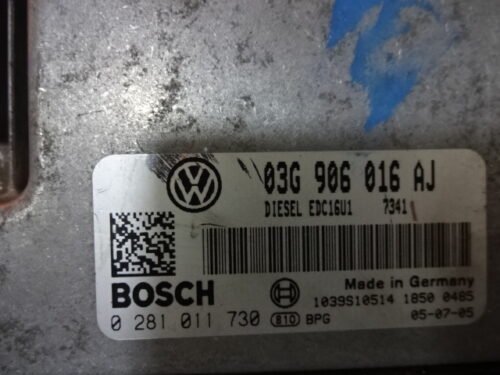 Centralita del motor Seat Leon 03G906016AJ 0281011730