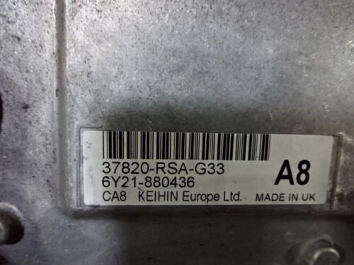 Centralita del motor Honda Civic 37820-RSA-G33 37820RSAG33 6Y21-880436 A8