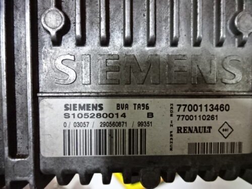 Centralita del motor Renault Clio S105280014B 7700113460 7700110261