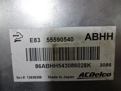 Centralita del motor Opel CORSA 55590540 ABHH 55590540ABHH 12636386