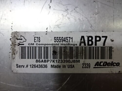 Centralita del motor Chevrolet Opel ABP7 55594571 12643636 55594571ABP7