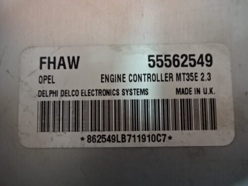 Centralita del motor OPEL Astra Zafira 55562549FHAW 55562549 FHAW MT35E 2.3