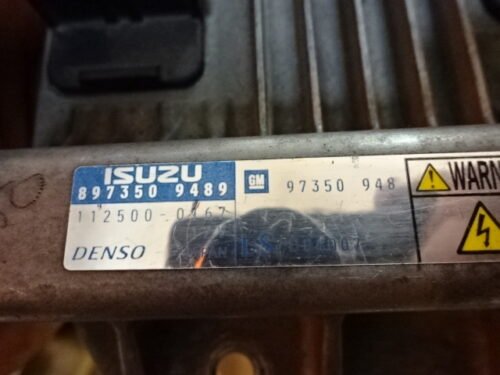 Centralita del motor Opel ISUZU 8973509489 97350948 1125000167 112500-0167