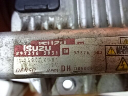 Centralita Opel ISUZU 8973763831 897376 3831 112500-0181 1125000181 97376383