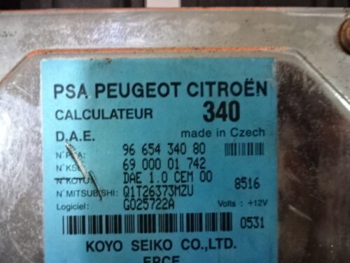 Dirección asistida Calculateur PSA CITROEN Peugeot 9665434080 6900001742
