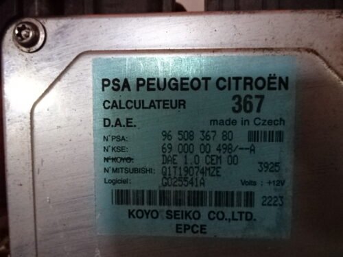 Dirección asistida Calculateur PSA CITROEN Peugeot 9650836780 6900000498A