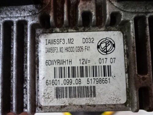 Centralita Fiat 6160109908 51798651 IAW5SF3M2 IAW5SF3.M2