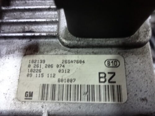 Centralita del motor Opel Corsa B01007 09115112 0261206074 09115112BZ
