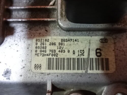Centralita del motor Fiat 0261206981 00467694030 467694030 A152