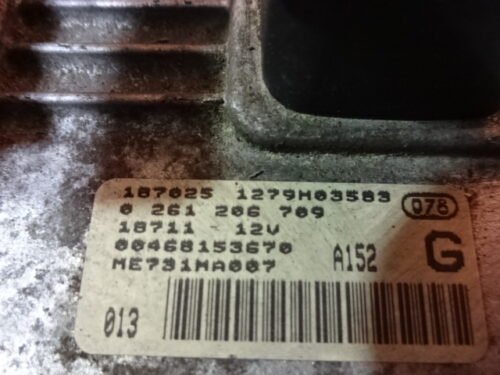 Centralita del motor Alfa Romeo 0261206709 00468153670 G 468153670G