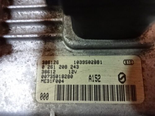 Centralita del motor Fiat Stilo 0261208243 00735018280 735018280 A152