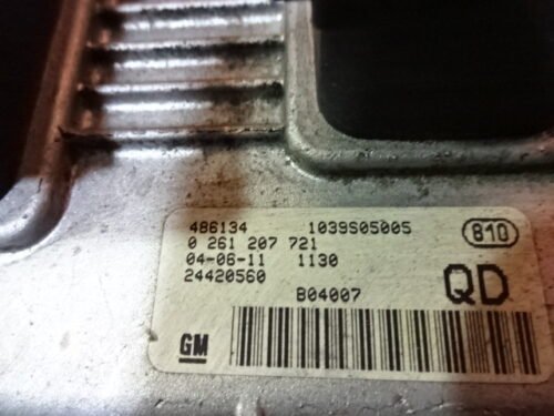 Centralita del motor OPEL QD 24420560 0261207721 24420560QD