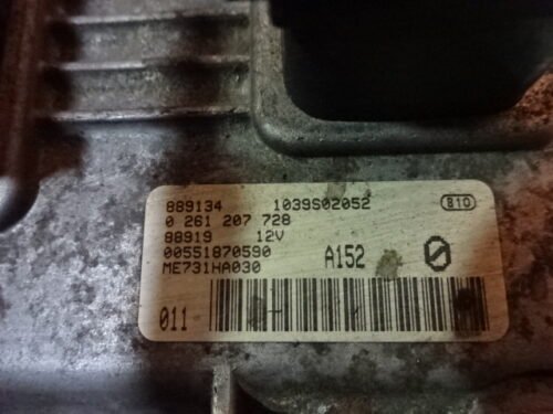 Centralita del motor Opel 0261207728 00551870590 551870590 0 261 207 728