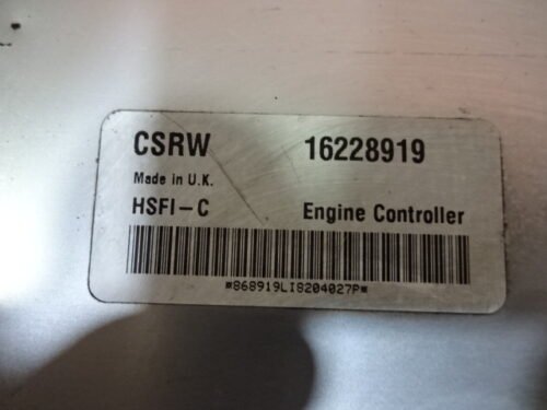 Centralita del motor Opel 16228919 CSRW 16228919CSRW HSFI-C