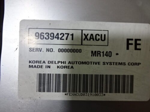 Centralita del motor Daewoo CHEVROLET 96394271 96394271FE XACU