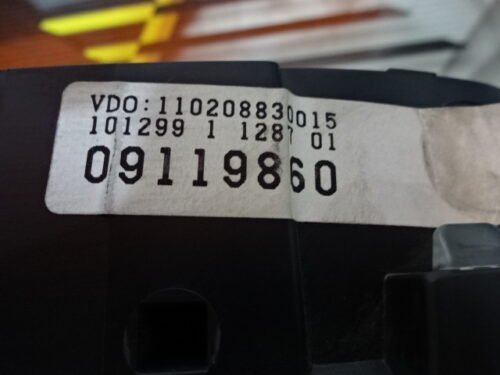 Cuadro de instrumentos Opel Astra G 09119860 VDO 110208830015