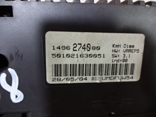Cuadro de instrumentos Peugeot Fiat Citroën 1496274080 501021630051