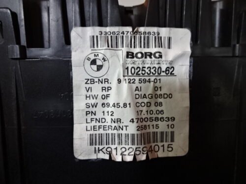 Cuadro de instrumentos BMW 3 912259401 9122594-01 1025330-62