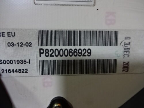 Cuadro de instrumentos RENAULT MEGANE 8200066929 P8200066929