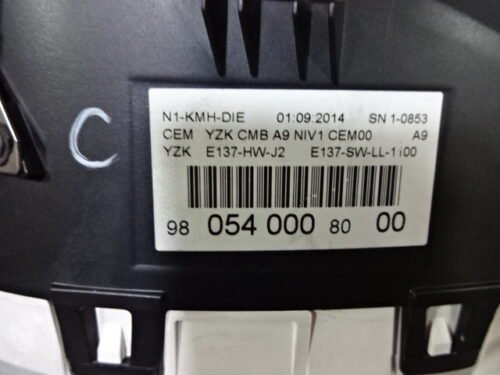 Cuadro de instrumentos PEUGEOT 208 9805400080 980540008000