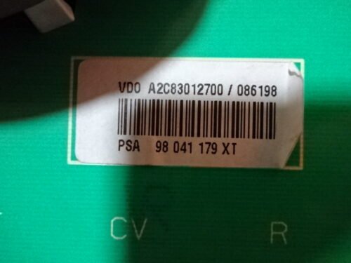 Cuadro de instrumentos CITROËN C3 98041179XT A2C83012700 98 041 179 XT