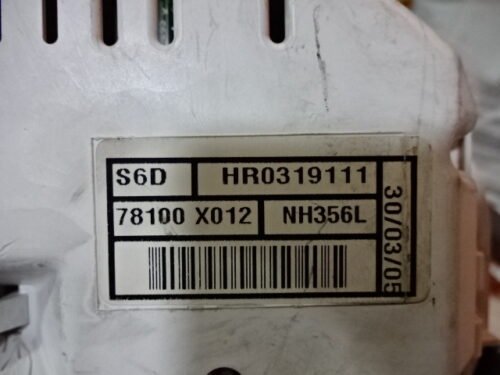 Cuadro de instrumentos HONDA CIVIC HR0319111 S6D 78100X012 NH356L