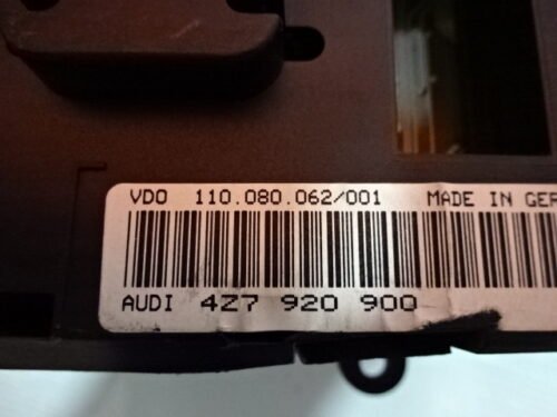 Cuadro de instrumentos AUDI A6 ALLROAD 4Z7920900 VDO 110080062001