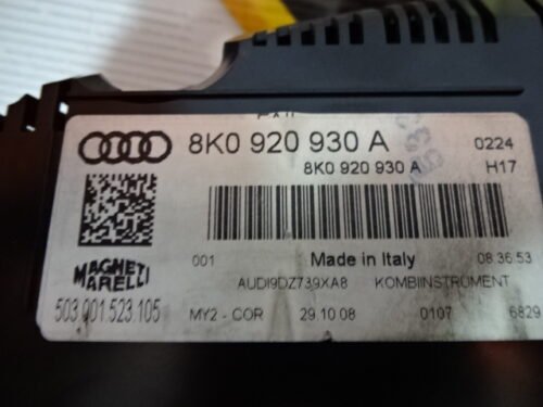 Cuadro de instrumentos Audi A4 8K0920930A 8KO920930A