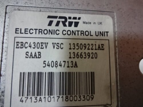 ABS Saab 12801324 13663920 13509221AE 54084713A EBC430EV