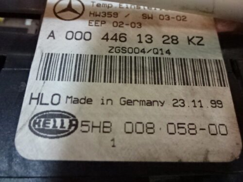 Clima panel de control Mercedes Vito A0004461328 A0004461328KZ 5HB008058-00