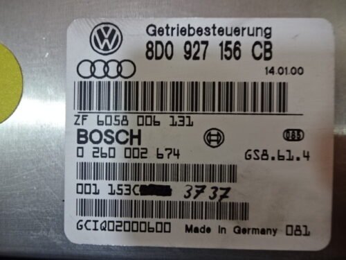 Transmisión controlador VW Passat Audi 8D0927156CB 0260002674 8DO927156CB