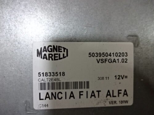 Radio ECU Unidad LANCIA FIAT ALFA ROMEO 51833518 503950410203