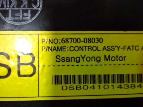 A/C System Clima panel de control Ssangyong Rexton 6870008030 68700-08030
