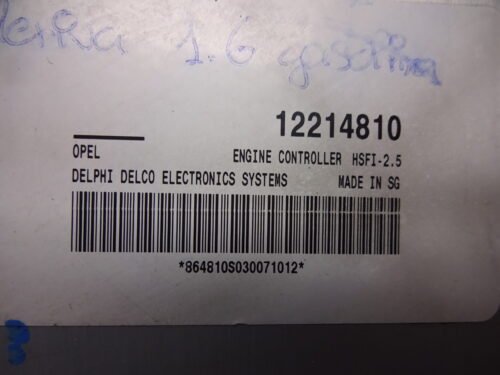 Centralita del motor Opel HSFI-2.5 12214810