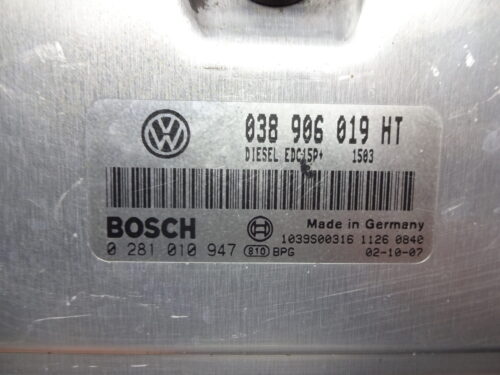 Centralita del motor VW Seat Skoda Audi 038906019HT 0281010947