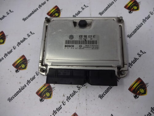 Centralita del motor VW Seat Skoda Audi 038906019HT 0281010947