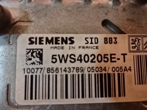 Centralita Peugeot SID803 5WS40205ET 5WS40205E-T 9658345380 9655041480