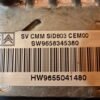 Centralita Peugeot SID803 5WS40205ET 5WS40205E-T 9658345380 9655041480