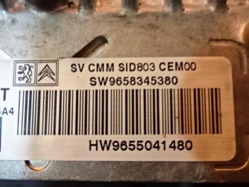 Centralita Peugeot SID803 5WS40205ET 5WS40205E-T 9658345380 9655041480